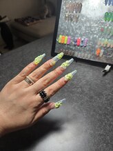 エゴ ネイルアトリエ(Ego.nail atelier)/Acrylic scalp / Design / 3D