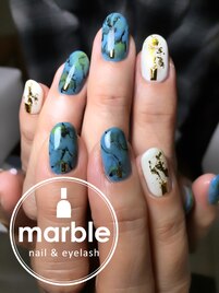 大理石ネイル