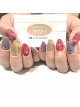 ネイルアンドアイ ミント(nail＆eye mint)/べっこうネイル