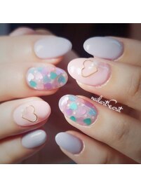 【ワイヤーハートネイル】