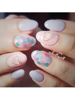 【ワイヤーハートネイル】