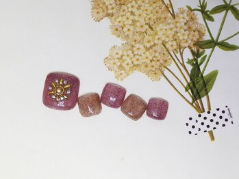 ネイルライフ(NailLife)/パーツ花ゴージャスフット