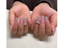 ヒールネイル(heal nail)/スカルプ ラメグラデーション