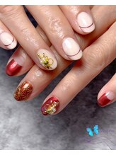 モルフォ 千駄ヶ谷(Morpho)/水引ネイル