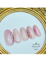 ピオニーネイル(peony nail)/あじさいニュアンス