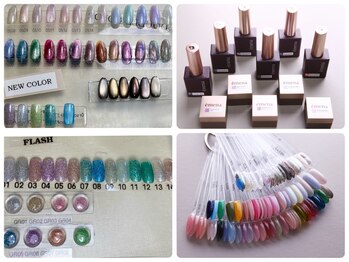 アズエーネイル(as A nail)の写真/《カラバリ350種類以上！》ワンカラー・ラメ・フラッシュ2色まで選択OK♪お気に入りのネイルが見つかる◎