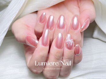 ルミエール ネイル モンナカ(Lumiere Nail Monnaka)/オンブレフレンチ/冬ネイル