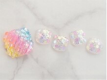 ネイルズガッシュ 蒲田東口店(NAILsGUSH)/＊レインボーglitter＊