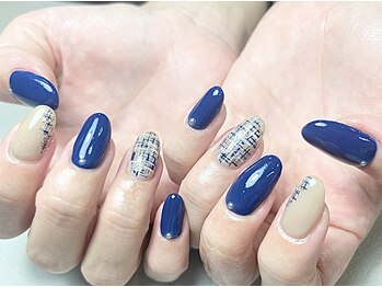 プロモート 岡山城下店(Promote)/ツイードネイル【岡山】