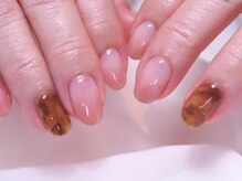 レプティーネイル(Les petite nail)/べっ甲ネイル