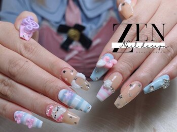 ゼン ネイル デザイン 池袋(ZEN NAIL DESIGN)/* 長 さだしやり放題×つけ放題