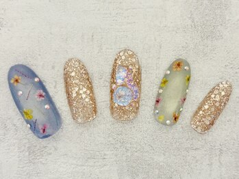 ネイルエイム(Nail eim)/押し花★マグネット★春ネイル
