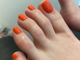 お客様フット：オレンジ