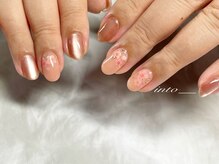 ネイルサロン イントゥ(into_)/桜　ピンク　ぷるマグ　春ネイル