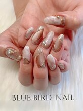 ブルーバードネイル(Blue bird nail)/秋ニュアンスnail