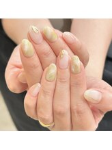 エーアンドエー 蕨店(A&A)/ニュアンスミラーネイル