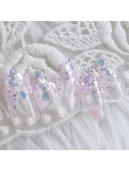 たゆ ネイル(たゆnail)/ラメグラデーションネイル