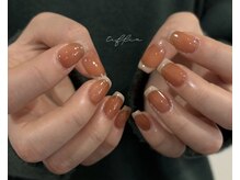 ネイルサロン ティフィン(tiffin)/～くすみフレンチ～