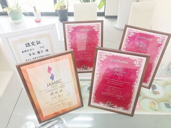 ミラエル(Miraelle)/資格を多数取得しております！