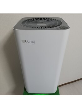 スポーツマッサージはぎもと 鍼灸スタジアム 葛西/空気清浄機『Airdog X3s』稼働中
