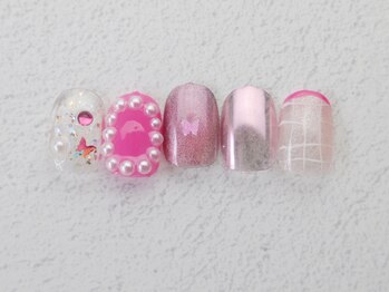 ディー ネイル アイラッシュ ヤバ(DEE nail×eyelash yaba)/A-201 90分アートフリー