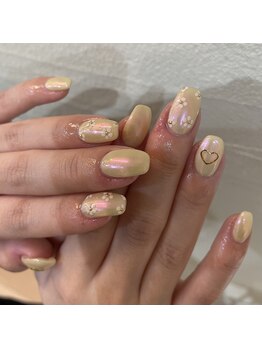 ネオリーブ アン ネイル(Neolive an: nail)/お花が可愛い春ネイル☆