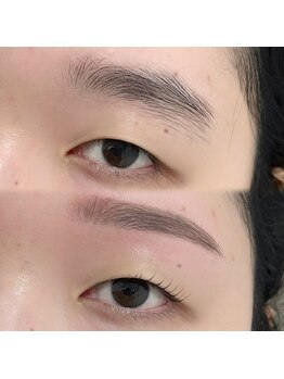 チルアンドアイ 千葉駅前店(Chill&Eye)/美眉スタイリング/BeforeAfter