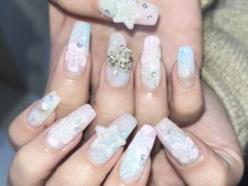 モカ ホリエ(moca HORIE)の写真/【オフ込み★10本アートし放題10本¥8800】キラキラ・ワンホン、トレンドデザイン多数♪推し活ネイルも◎