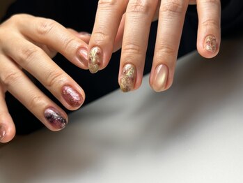 アオドットネイル(Ao. Nail)の写真/華やか/ニュアンス/個性派/モードetc…デザインにこだわりたい方必見★どんなシーンでもトキメク指先に♪