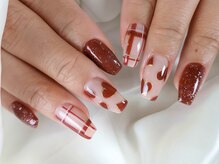 ネイルサロンアンドスクール バニラ(nailsalon&school VANILLA)/バレンタインネイル