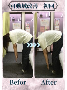 アミーゴ整体院/ビフォーアフター