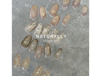 ナチュラリー 新松戸(Naturally)の写真/【自爪を削らないパラジェルフィルイン】季節に合わせたデザインを豊富にご用意♪初めての方にもおススメ◎