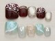 ネイルミックス 沖縄おもろまち店(Nail Mix)の写真/フットネイルはオフ無料5990円！毎月新作デザイン♪ニュアンス～かわいいまでお任せ下さい☆/おもろまち