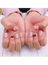 アイル ビューティーサロン(Airu Beauty Salon)/くまちゃん3Dネイル（20代の方）