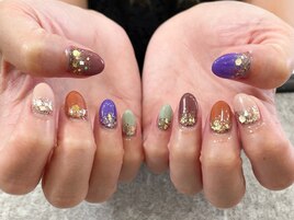 根元ホログラムグラデーション