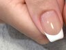 hand｜バーチャルフレンチ（ベースカラー有り）〈オフ+ケア込み〉¥7,000
