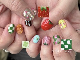 ちぐはぐネイル