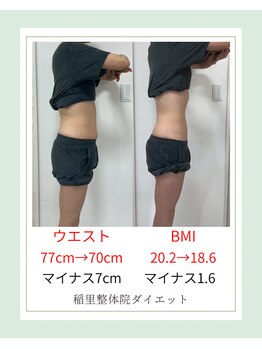 稲里整体院/30代産後ママダイエット成果
