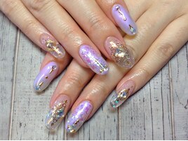 オーロラスカルプネイル