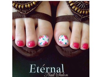 エターナル エムザ店(Eternal)/フットフラワーネイル♪