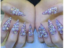 ネイルサロン ジェイ(Nail Salon J)/派手ストーンパール埋め尽くし