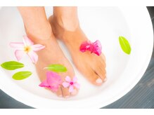 アロハ堂 池間島店/すべてのコースに足湯付き