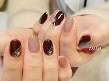 ネイルサロン イントゥ(into_)/ニュアンス　シェル　ミラー