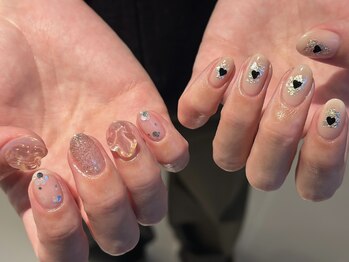 フロウネイル(Flow nail)/simple art