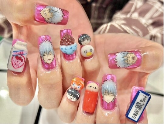 オーダー受付中】ハングル 文字 ネイルパーツ 推し ネイル Kpop 韓国  