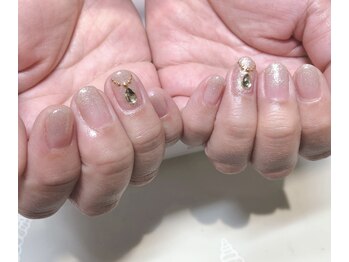 ネイルサロン マハロ 横浜四季の森フォレオ店(Nail Salon Mahalo)/ネックレス風ネイル