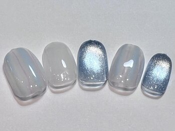 アイネイルズ 三宮店(I nails)/ブルーストライプネイル