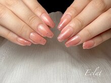エクラ(Eclat)の雰囲気（ちゅるんとしたツヤ感♪オフィスネイルにもぴったり◎フィルイン）