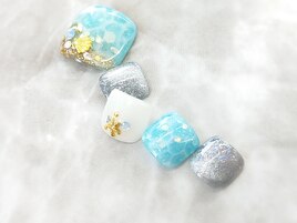 夏☆フットネイル