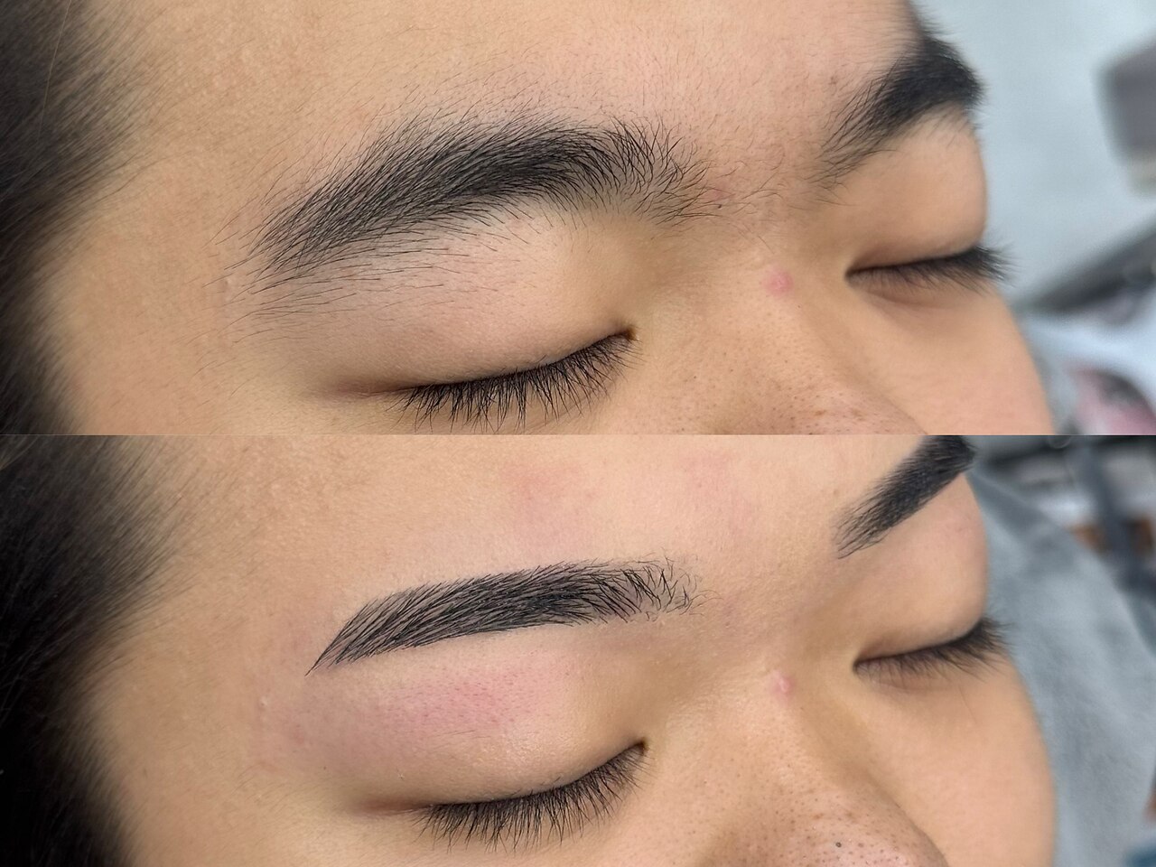 メンズ美眉アイブロウwax+眉毛パーマ　\11000→\8800